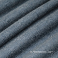 Coton ignifuge mélange acrylique Tissu en toison gris foncé